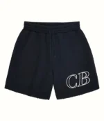 Black Cole Buxton CB Italic Outline Shorts