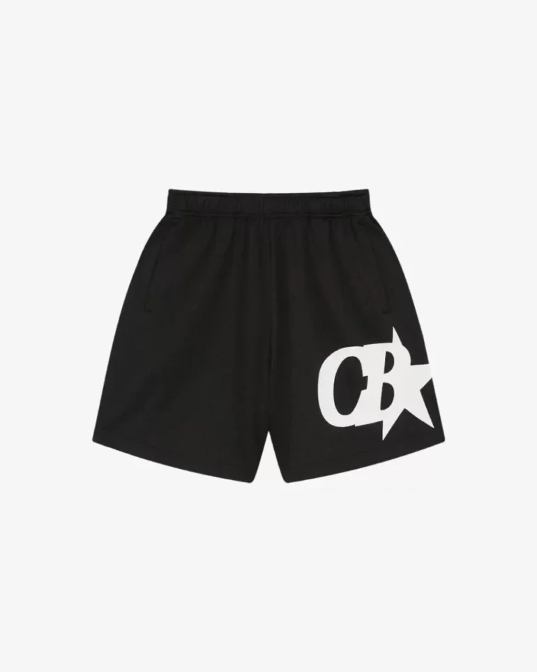 Black Cole Buxton CB Star Mesh Shorts