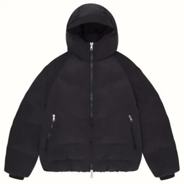 Black Cole Buxton Nylon Hooded Insulated Jacket