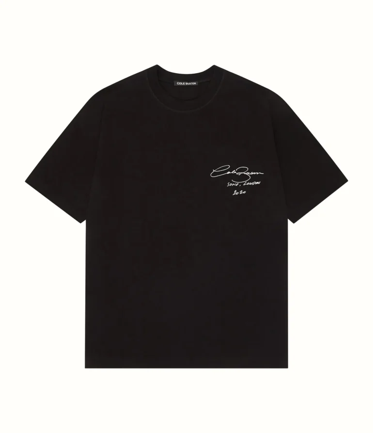 Black Cole Buxton Signature T-shirt
