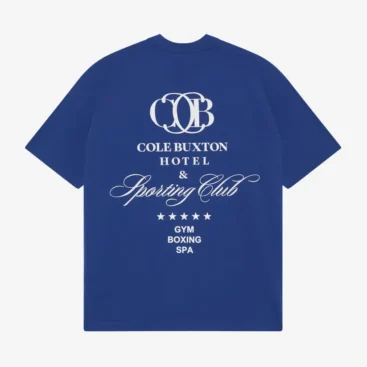 Cobalt Blue Cole Buxton Hotel & Sporting Club T-shirt