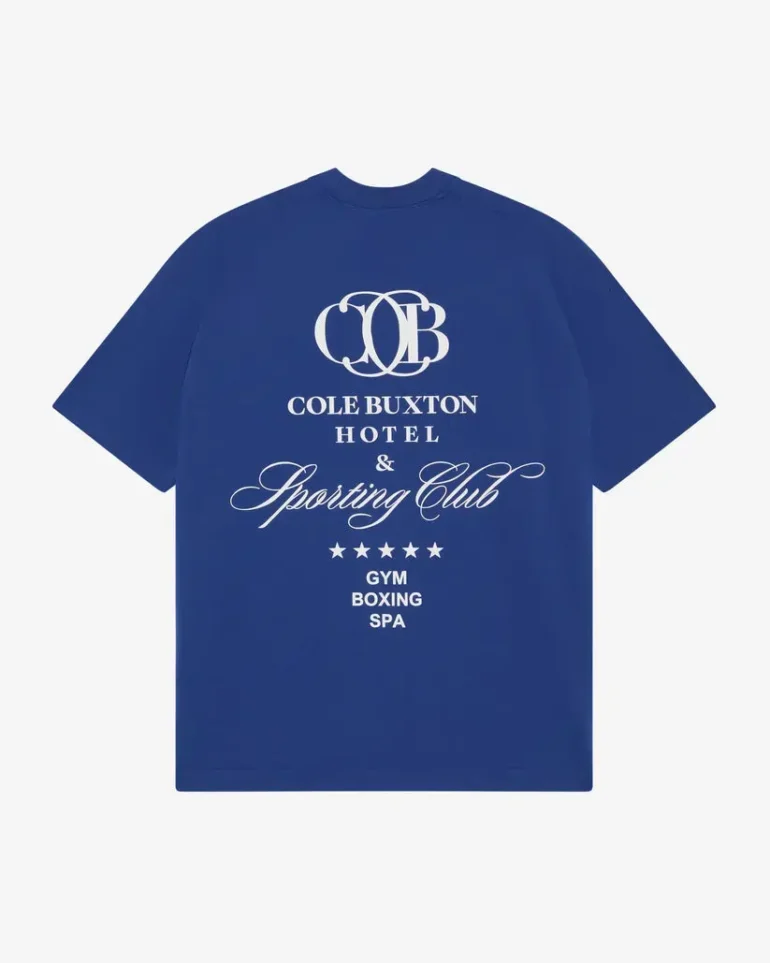 Cobalt Blue Cole Buxton Hotel & Sporting Club T-shirt