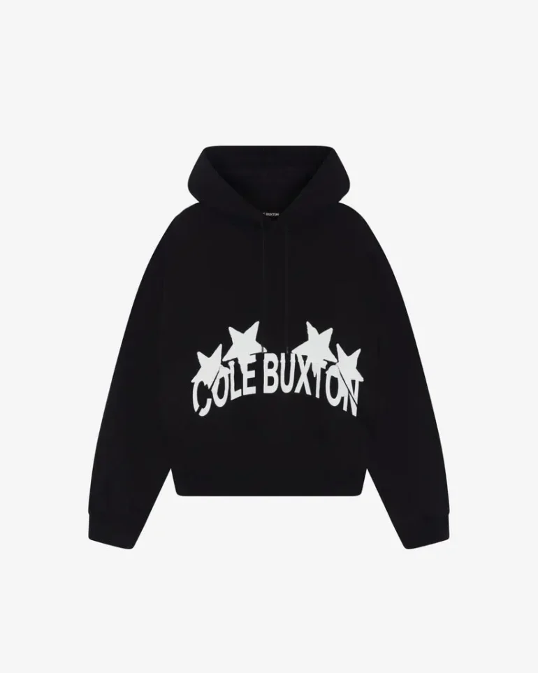 Cole Buxton 4 Star Hoodie Black