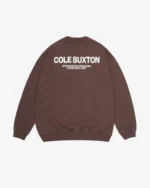 Cole Buxton Brown Sweatshirt
