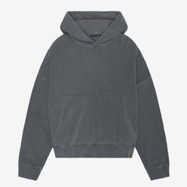 Cole Buxton Heavyweight Washed Black Hoodie