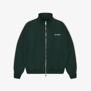 Forest Green Cole Buxton Hand Embroidery Track Jacket