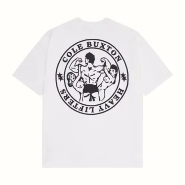 White Cole Buxton Heavy Lifters T-shirt