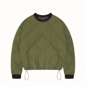 Winter Moss Cole Buxton Cropped Insulated Pullover